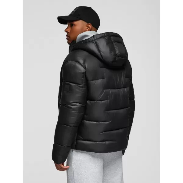  Jachetă pentru bărbați OMBRE OM-JAHP-0235 NEGRU 