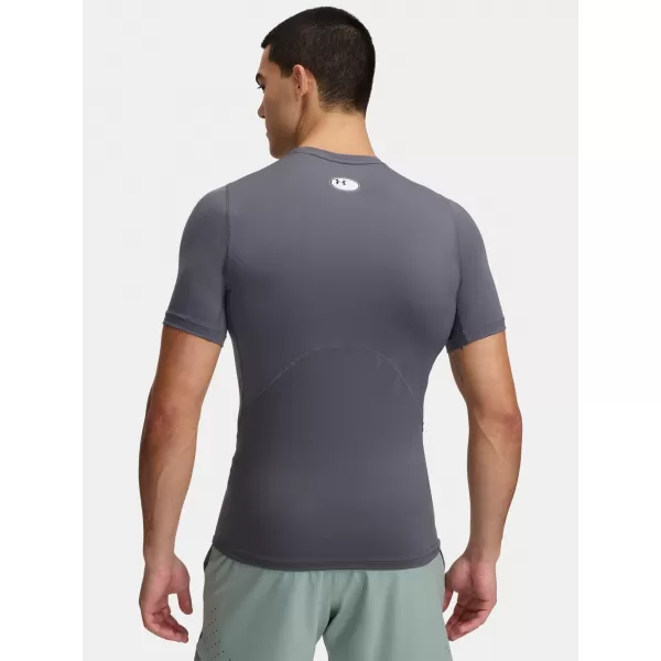  Tricou pentru bărbați UNDER ARMOUR HG ARMOUR COMP SS 1361518-025 GRI 