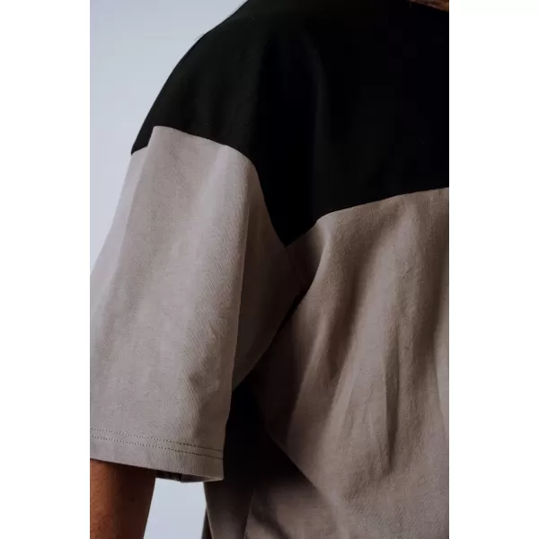  Tricou supradimensionat POWER 898 LIGHT BROWN ASH Nebbia 