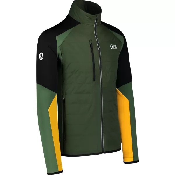  Jachetă pentru bărbați NORDBLANC THUNDER NBWJM8328 VERDE ÎNCHIS 