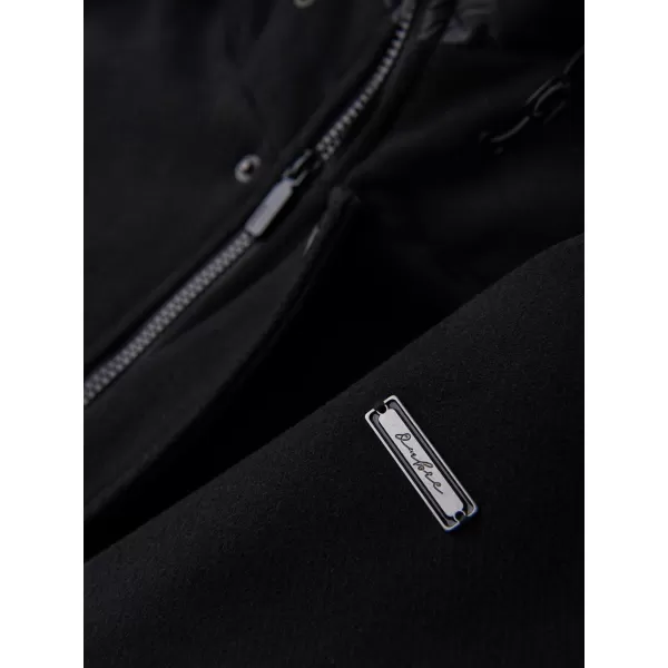  Palton pentru bărbați OMBRE OM-COWC-0132 NEGRU 