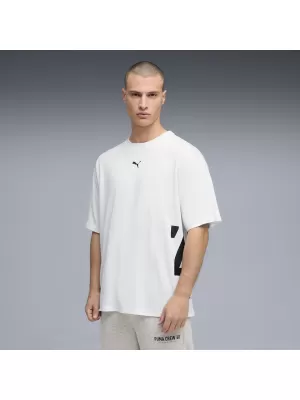 Tricou pentru bărbați PUMA M GRAPHIC OVERSIZED TEE 528528_02 PUMA ALB