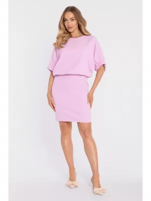 Rochie MOE M904 ROZ BOMBOANĂ