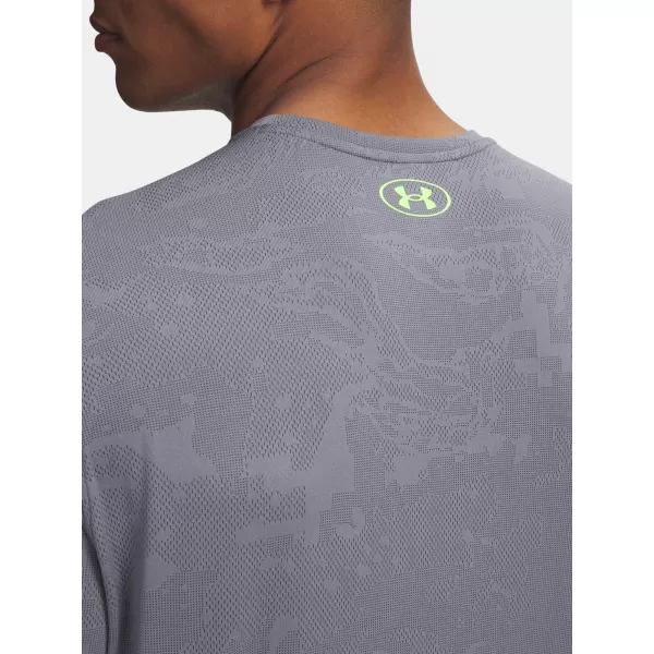  Tricou pentru bărbați UNDER ARMOUR UA TECH VENT JACQUARD SS 1377052-025 GRI 