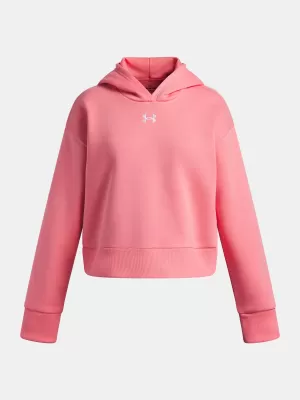 Hanorac pentru fete UNDER ARMOUR UA RIVAL FLEECE HOODIE 1379517-600 ROZ