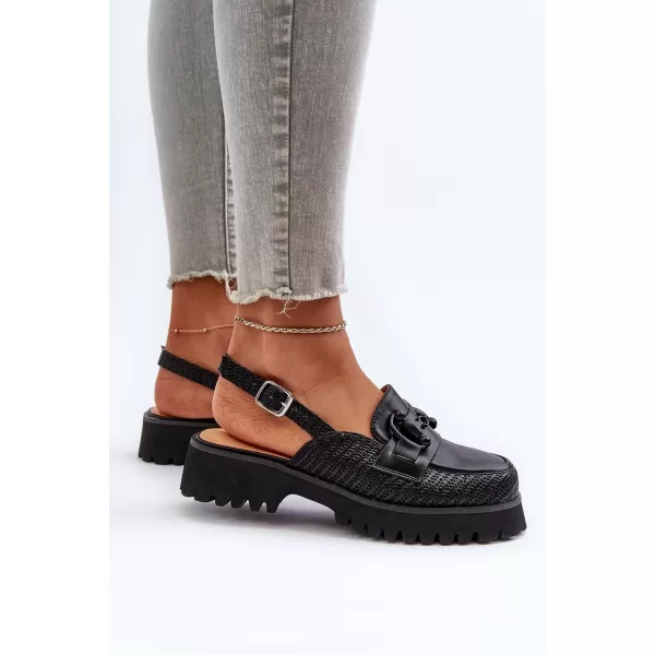  Sandale de dama D&A MR38-656 NEGRU 