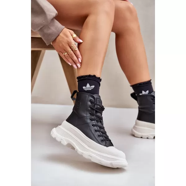 Adidași de damă BIG STAR OO274A599 BLACK Pantofi Big Star 