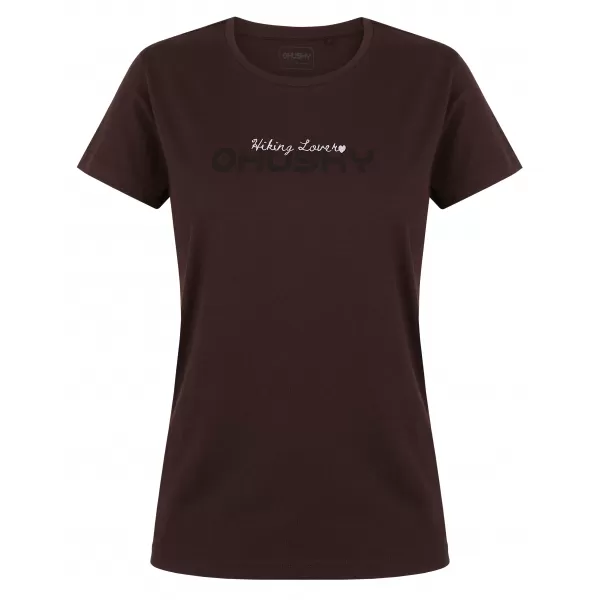  Tricou pentru femei HUSKY TEE HIKE L MARO 