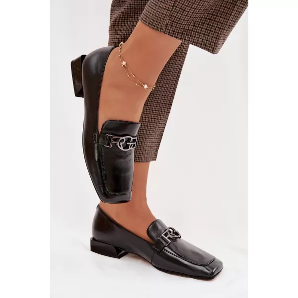  Mocasini de dama D&A CR61-3125 NEGRU 