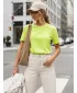 Tricou pentru femei DSTREET RY2915 VERDE DESCHIS