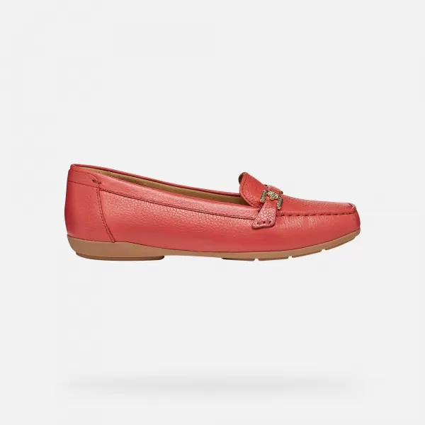  Mocasini de dama GEOX ANNYTAH MOC G012826 ROŞU 