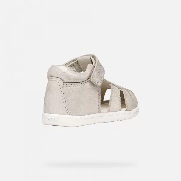  Primii pași fetelor GEOX SANDAL MACCHIA B654WA0MAEWC0262 GRI 