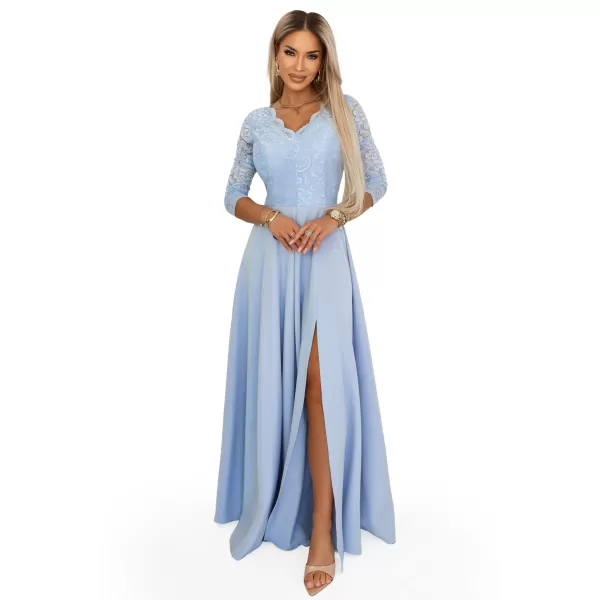  Rochie NUMOCO 309-15 ALBASTRU DESCHIS 