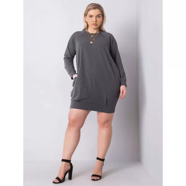  Rochie BASIC FEEL GOOD RV-SK-6296.99 GRI ÎNCHIS 