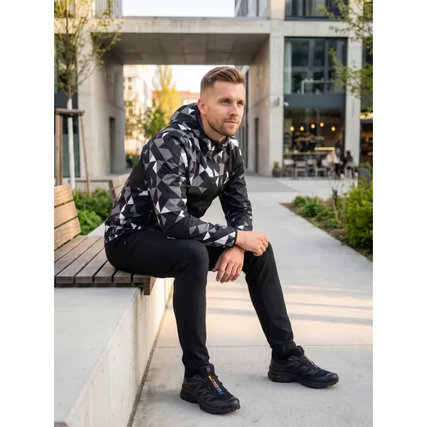  Jachetă softshell premium pentru bărbați ALTISPORT VOJ/ALM108JACK01 NEGRU 