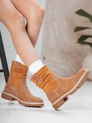 Pantofi de dama DSTREET ZY1278 CARAMEL
