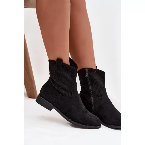  Pantofi de dama S.BARSKI HY52-530 NEGRU 