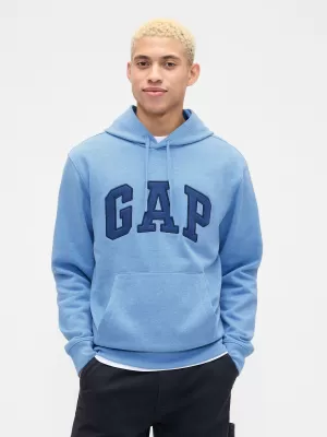Hanorac pentru bărbați GAP LOGO HOODIE PULLOVER 674148-26 ALURA ALBASTRA