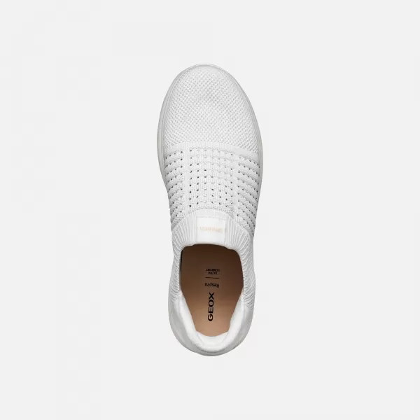  Adidași de damă GEOX SPHERICA PLUS G012962 ALB 