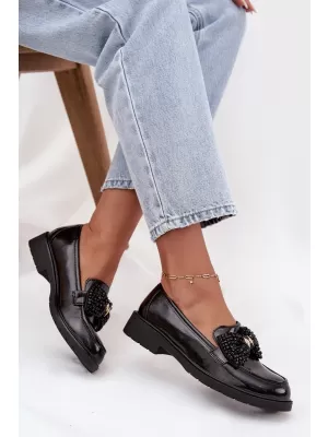 Mocasini de dama D&A HY52-319A NEGRU