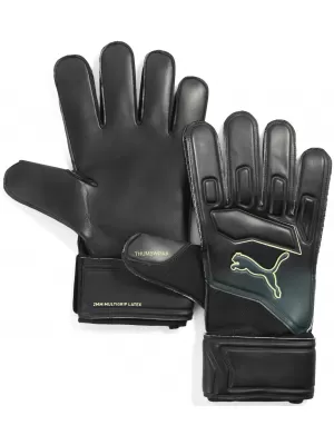 Mănuși de portar PUMA ULTRA PLAY RC 042084-03 NEGRU/VERDE TERR/LUMINĂ GAZOASĂ
