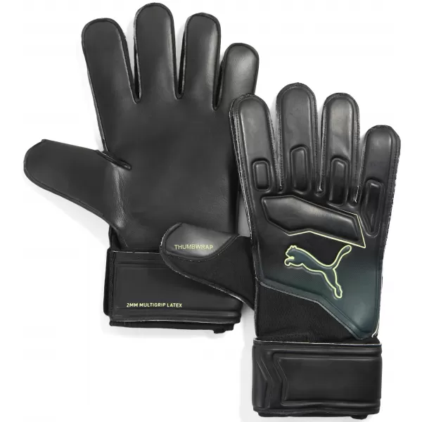  Mănuși de portar PUMA ULTRA PLAY RC 042084-03 NEGRU/VERDE TERR/LUMINĂ GAZOASĂ 