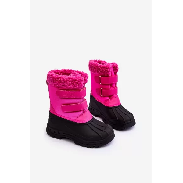 Pantofi de iarna pentru copii BIG STAR MM374112 FUCHSIA/NEGRU Pantofi Big Star 