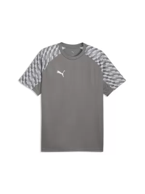 Tricou pentru bărbați PUMA TEAMLIGA26 JERSEY 659721_13 FLAT MEDIUM GRAY/ PLAT MEDIU GRI/PUMA ALB
