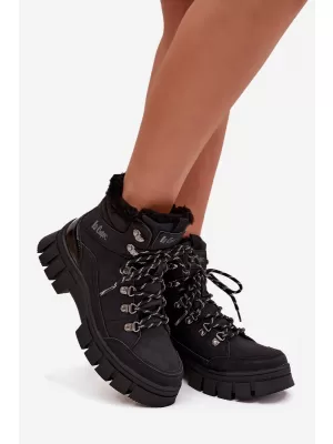 Cizme de iarna dama LEE COOPER LCJ-25-31-3911 NEGRU