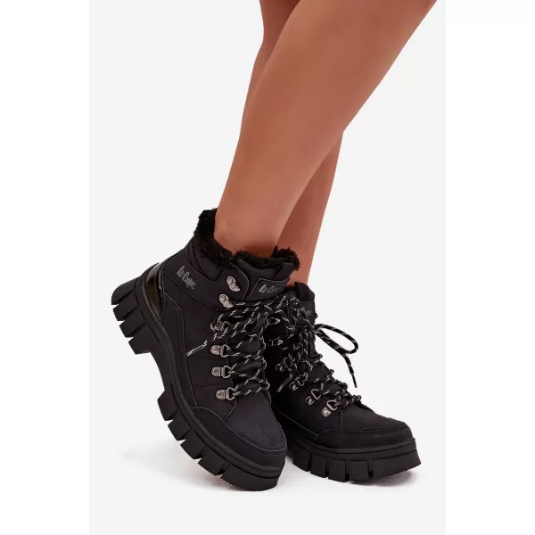  Cizme de iarna dama LEE COOPER LCJ-25-31-3911 NEGRU 