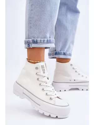 Adidași de damă BIG STAR LL274156 WHITE Pantofi Big Star