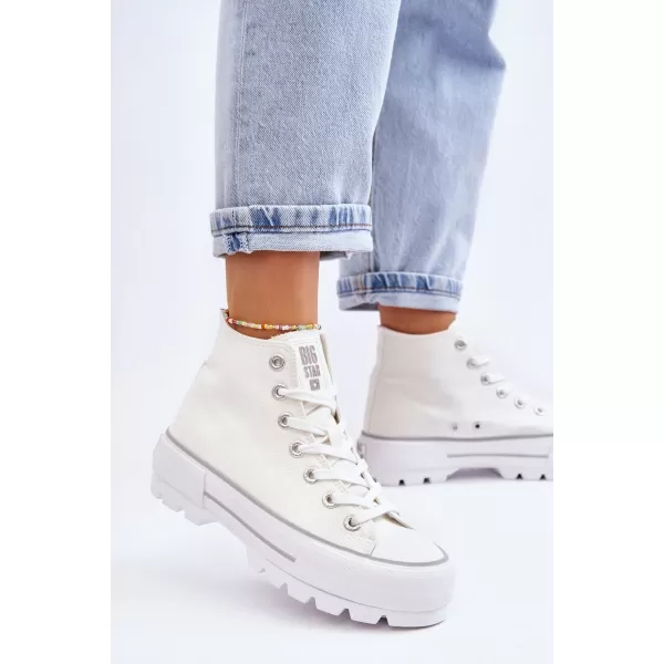  Adidași de damă BIG STAR LL274156 WHITE Pantofi Big Star 