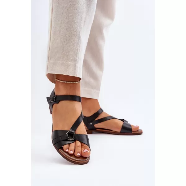  Sandale de dama ZAZOO 40182 NEGRU 