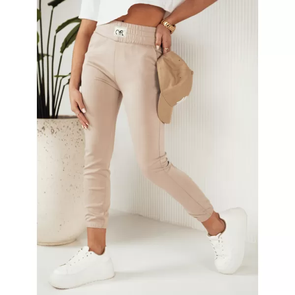  Pantaloni de dama DSTREET UY1808 BEJ 