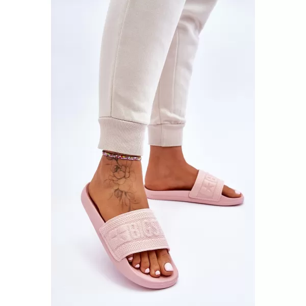  Papuci dama BIG STAR LL274A157 ROZ Pantofi Big Star 