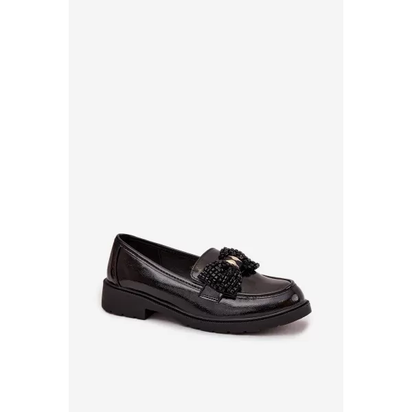  Mocasini de dama D&A HY52-319A NEGRU 