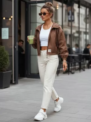 Geaca de dama DSTREET TY4234 CARAMEL