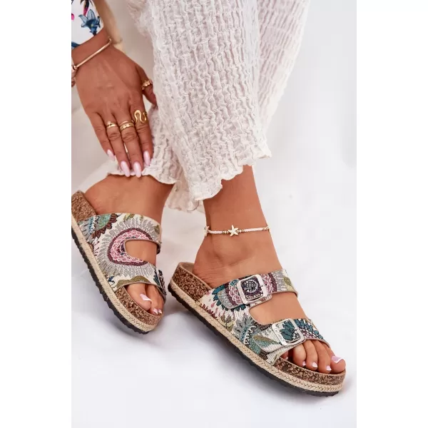  Papuci de damă LEE COOPER LCW-25-35-3483L AMESTECA 