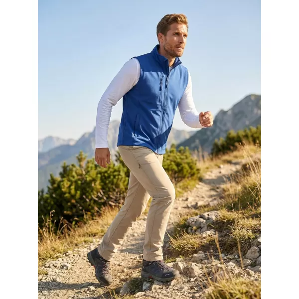  Vestă softshell pentru bărbați ALTISPORT NoPrint NP/ALM865 ALBASTRU REGAL 