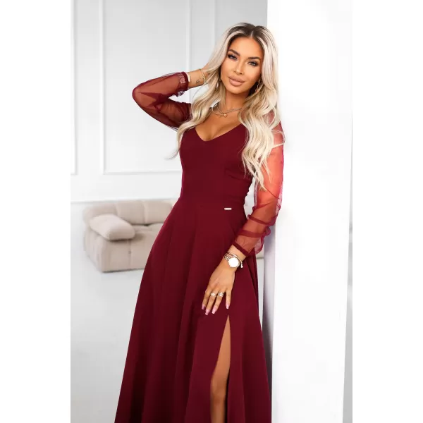  Rochie NUMOCO 640-1 BURGUNDIA 