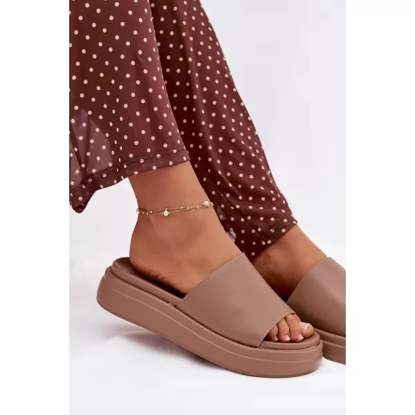  Papuci de damă BOTO TANELISSE 41301 KAKI 