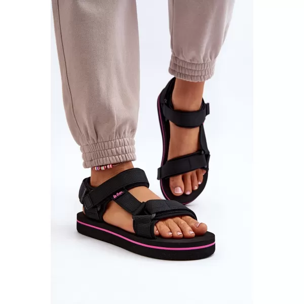  Sandale de dama LEE COOPER LCW-24-05-2751L NEGRU 