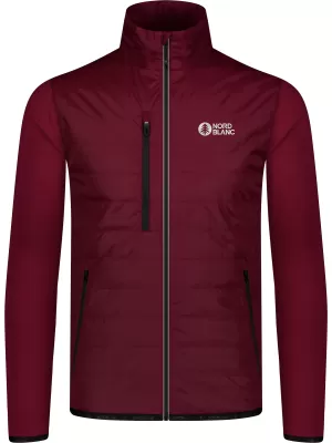 Jachetă sport pentru bărbați NORDBLANC MEANDER NBWJM8360 BURGUNDIA
