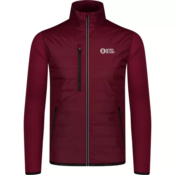  Jachetă sport pentru bărbați NORDBLANC MEANDER NBWJM8360 BURGUNDIA 