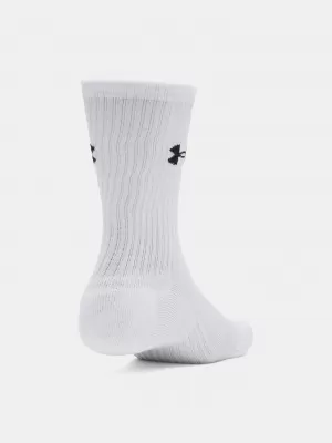 Șosete UNDER ARMOUR PERFORMANCE COTTON 3P CRW 6009685-100 ALB