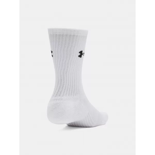  Șosete UNDER ARMOUR PERFORMANCE COTTON 3P CRW 6009685-100 ALB 