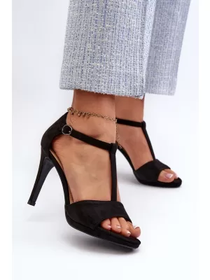 Sandale de dama VINCEZA OBDARIA NEGRU