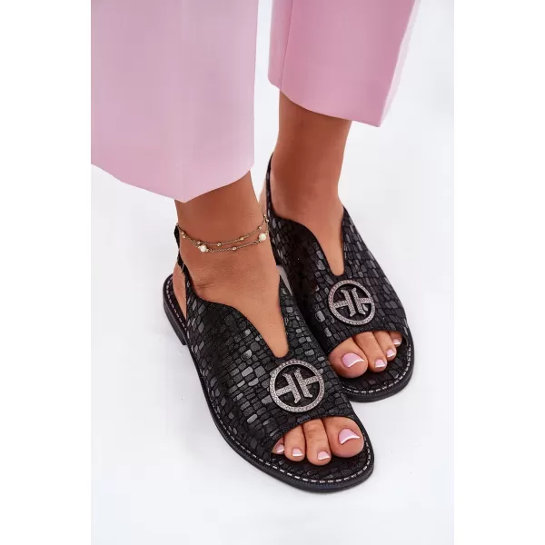  Sandale de dama S.BARSKI KV51-094 NEGRU 