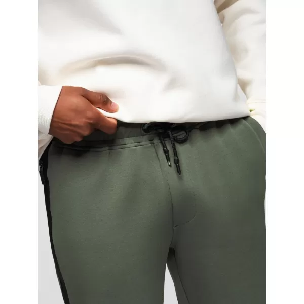  Pantaloni de trening pentru bărbați OMBRE OM-PASK-0281 VERDE MĂSLINIU ÎNCHIS 