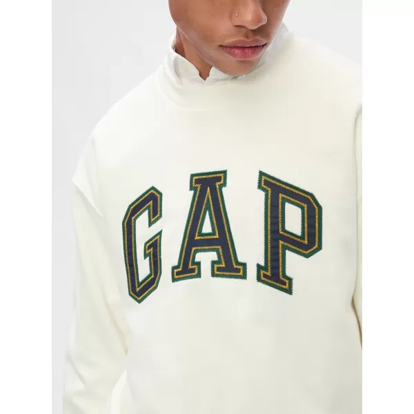  Hanorac pentru bărbați GAP LOGO CREW SWEATSHIRT 616625-01 NOU ALB 